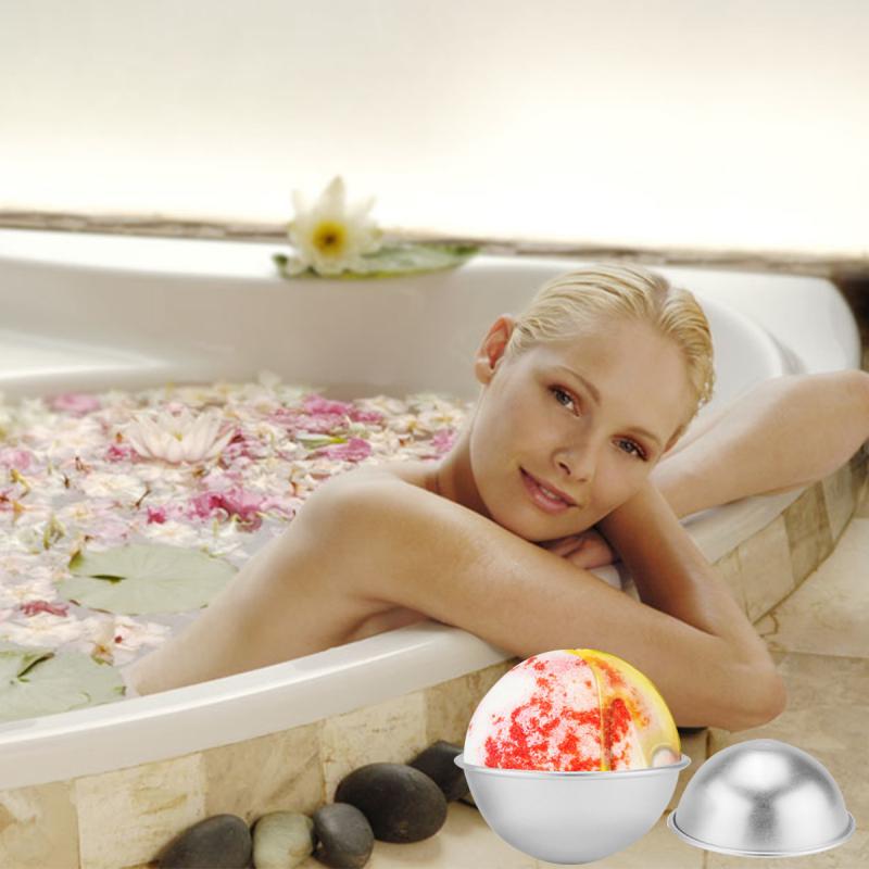 6-Piece Aluminum Bath Bomb Mold Set