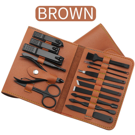 16-Piece Nail Clipper Grooming Manicure Set