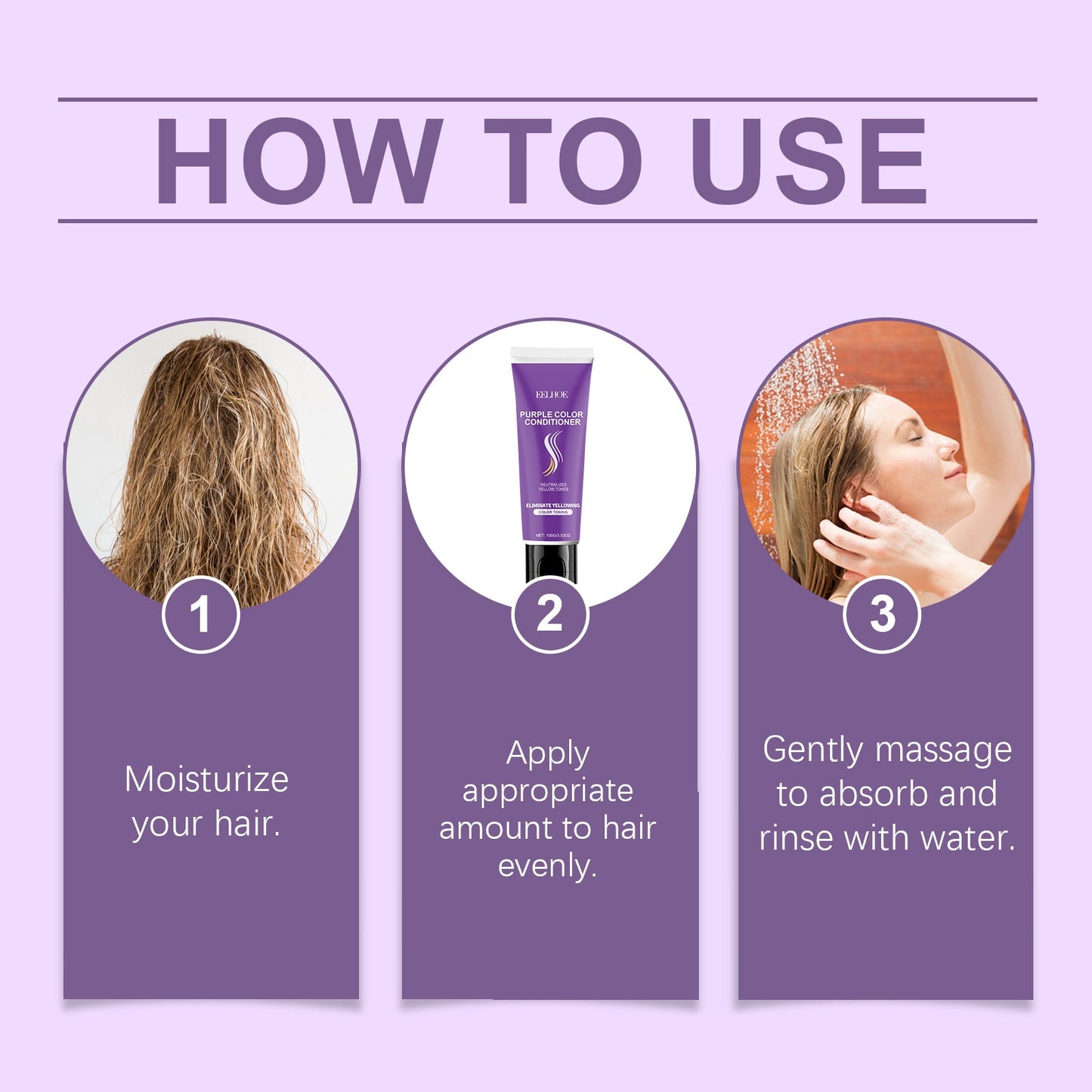 Nourishing Purple Conditioner for Dry Hair
