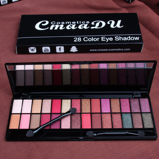 28-Color Matte Pearlescent Eyeshadow Palette