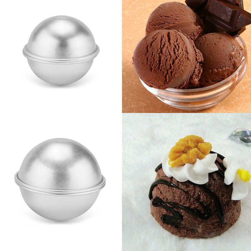 6-Piece Aluminum Bath Bomb Mold Set