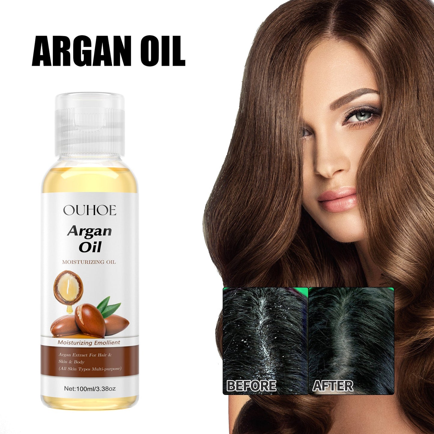 Argan Oil Moisturizing Skin Hair Care Oil