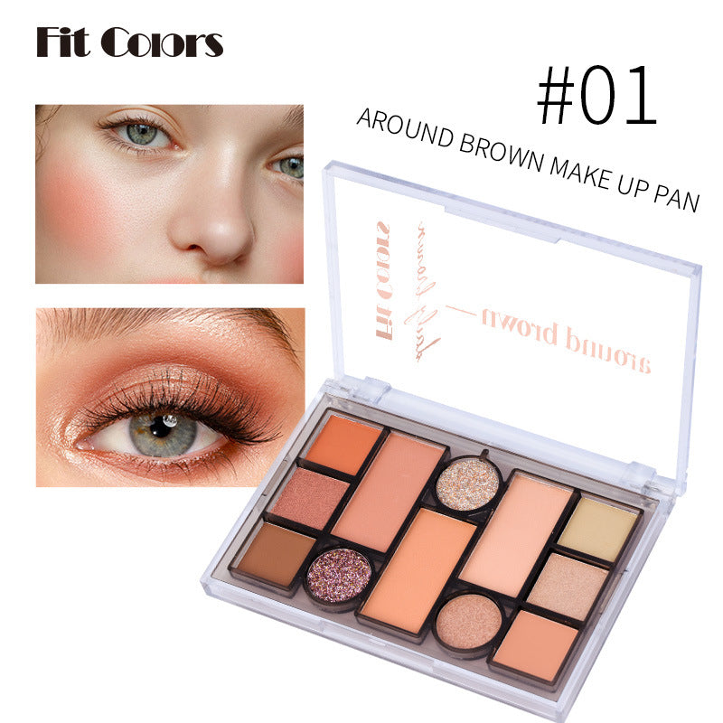 Fit Colors 12-Color Comprehensive Makeup Palette