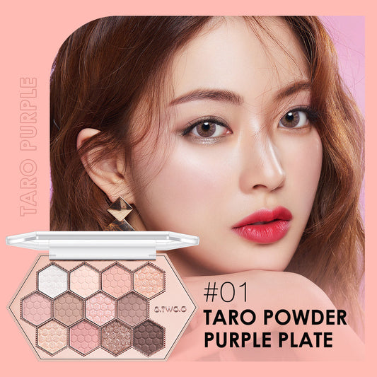 12-Color Honeycomb Star Diamond Eyeshadow Palette