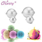 6-Piece Aluminum Bath Bomb Mold Set