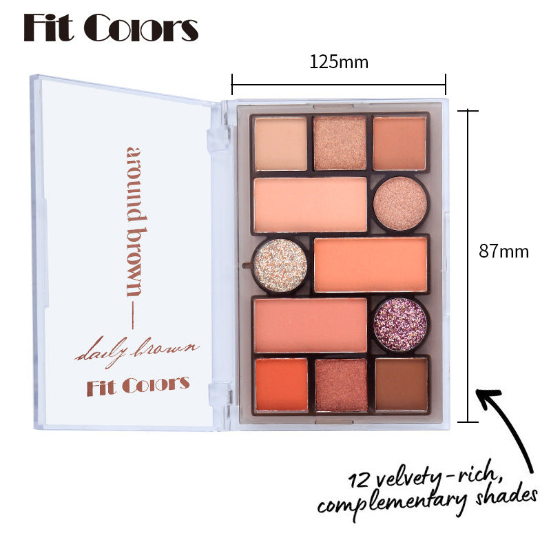 Fit Colors 12-Color Comprehensive Makeup Palette