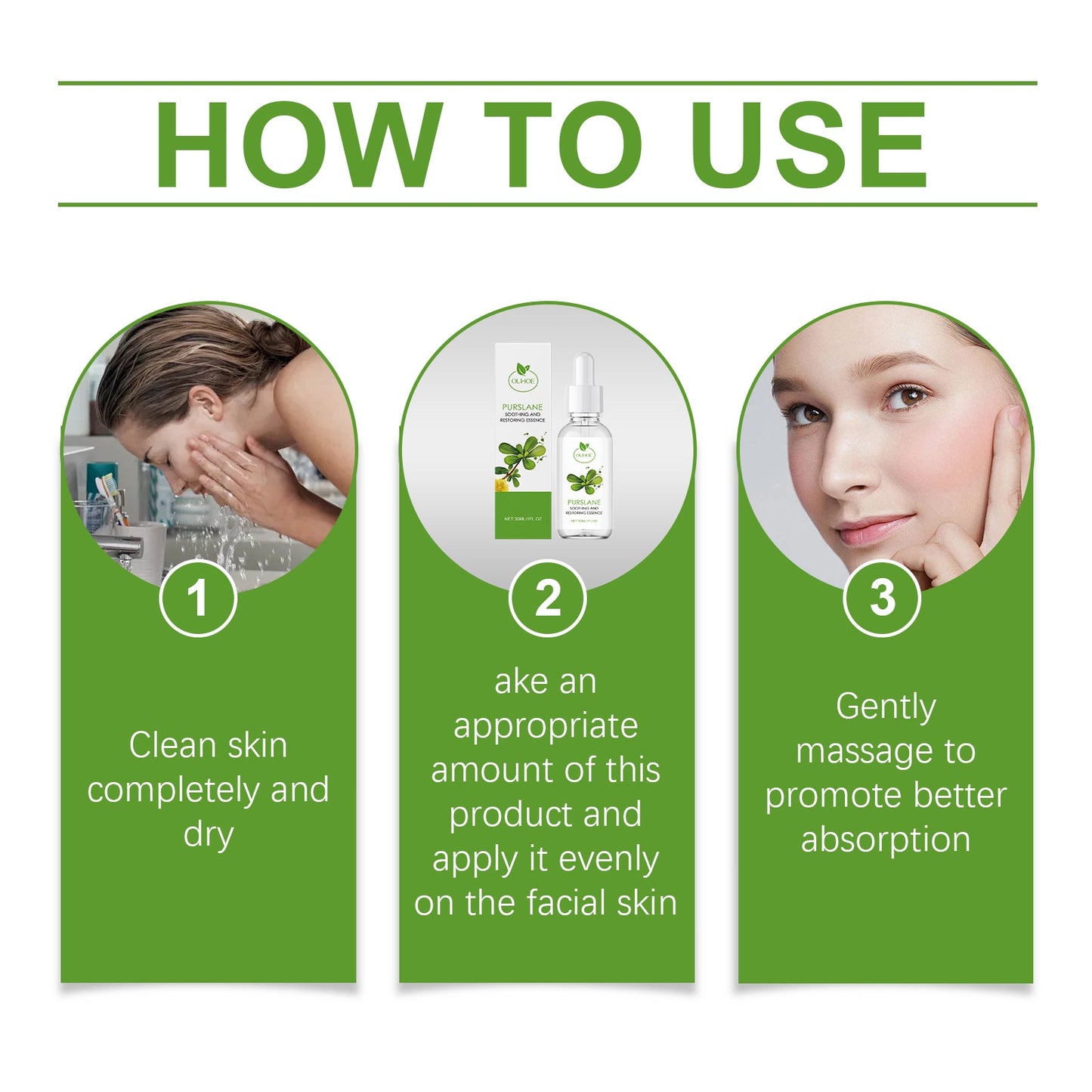 Purslane Soothing Repair Facial Serum